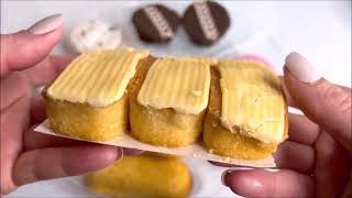 ASMR Unwrapping Hostess Vanilla Zingers Cakes  No Talking Satisfying Video hostess asmr [upl. by Gowon873]