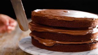 The Best Chocolate Fudge Cake Ever  Tastemade [upl. by Arorua]