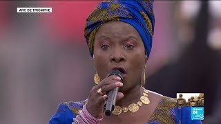 ÉMOTION avec linterprétation de Blewu par Angélique Kidjo  Centenaire de lArmistice de 1918 [upl. by Jeana]