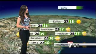 Fannia Lozano y el Clima Info7 Matutino 24Julio2015 0830 AM Full HD [upl. by Evelina]