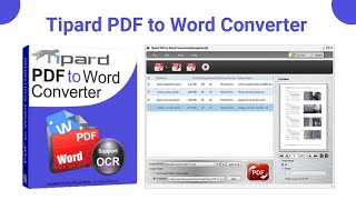 Tipard PDF to Word Converter review  Tutorial of Tipard PDF to Word Converter software [upl. by Ayanet]