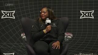 2023 Big12 Basketball Tip Off  UCF Womens Basketball Head Coach Sytia Messer Press Conference [upl. by Schulz]