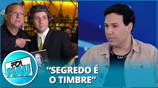 Viny Vieira revela processo para fazer imitação de figuras conhecidas ““Procuro achar a voz” [upl. by Nwahsel]