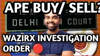 BTC IMP UPDATE APE BUY SELL WAZIRX WILL NOT BACK STOLEN FUNDS 🔴 CRYPTO NEWS TODAY [upl. by Mascia]