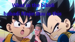 what in the Bibidi Babidi Majin Buu is this dragon ball daima teaser trailer react [upl. by Josi]