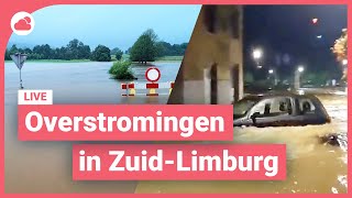 LIVE Overstromingen in ZuidLimburg [upl. by Yenettirb427]