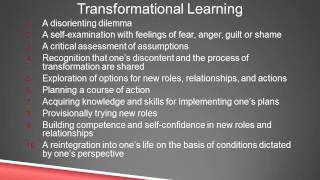 Transformational Learning Theory [upl. by Herm383]