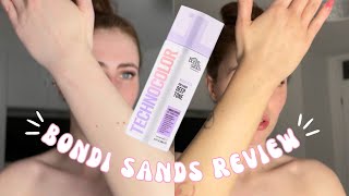 Trying NEW DEEP TONE Technocolor Bondi Sands Tan  Ellie Matthews tanning review [upl. by Aneerehs700]