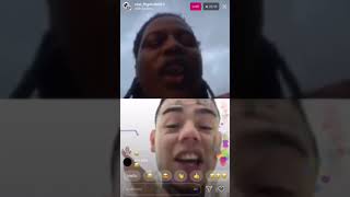 FBG Duck vs 6ix9ine Live On Instagram FULL VIDEO [upl. by Atsahc732]