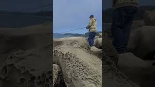 Fishing spot Reedsport Oregon [upl. by Anatniuq]