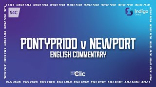 LIVE RUGBY Pontypridd v Newport  Indigo Prem  S4C [upl. by Minni]