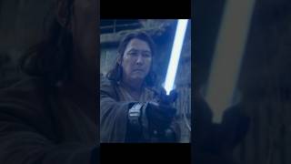 Sol outplays Qimir by using the Force starwars acolyte sol qimir disneyplus [upl. by Yhtomiht]