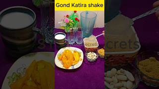 Healthy mango gond Katira milkshake shorts summerdrink benefits Gondkaira [upl. by Elleved]