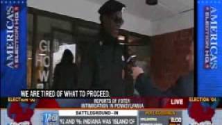 Black Panthers outrage intimidating VOTERS [upl. by Aseral]