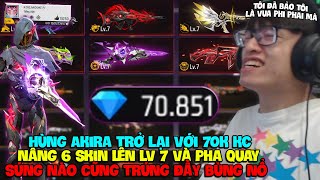 HÙNG AKIRA TRỞ LẠI NẠP 70K KC NICK QUỐC CƯỜNG 2K8 NÂNG M1887 LV7 QUAY TRÚNG FULL SÚNG CỰC MÃN NHÃN [upl. by Schertz]