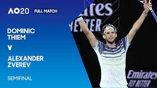 Dominic Thiem v Alexander Zverev Full Match  Australian Open 2020 Semifinal [upl. by Katrine258]