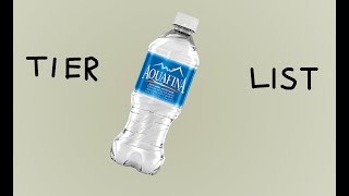 Water Bottle Tier List [upl. by Stine]