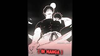 Manga vs Anime 「 Toji 」 🗿🔥 Jujutsu kaisen jjk toji anime [upl. by Helena]