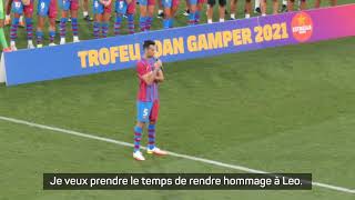 🇪🇸 FC Barcelone🙌 Lhommage de Busquets à Messi [upl. by Sink]