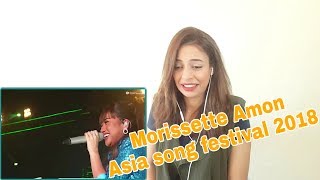 Morissette Amon  2018 ASIA SONG FESTIVALReactionSoFieReacts [upl. by Ardnalahs]