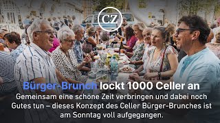 BürgerBrunch lockt 1000 Celler in die Celler Innenstadt [upl. by Iht]