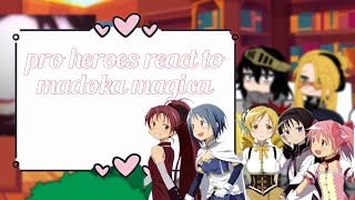 mha pro heroes react to madoka magica as transfer students  2x speed  MHA  PMMM [upl. by Garik]