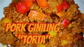 TORTANG GINILING  TORTANG KAPAMPANGAN  TORTA  PORK GINILING [upl. by Adnola]