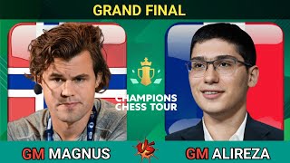 🟢 Grand Final  Magnus Carlsen vs Alireza Firouzja  Chessable Masters 2024 [upl. by Furr]