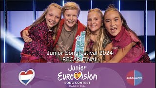 Junior Songfestival LIVE SHOW RECAP  JESC 2024 [upl. by Ailes235]