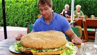 Top 10 Burger Challenges [upl. by Annauqaj608]