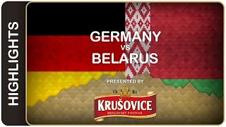 Germany breaks the spell against Belarus  GermanyBelarus HL  IIHFWorlds 2016 [upl. by Oderfliw]