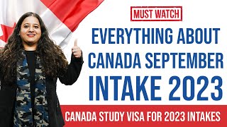 Canada Intake 2023  Top Universities to Study in Canada  Study in Canada September 2023 Intake [upl. by Lakin401]