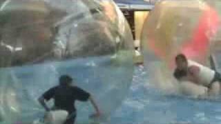 water zorbing ballwalking on water wwwMADeffectscom [upl. by Emery]