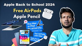 Apple Back to School 2024  Free AirPods amp Apple Pencil  Verify Apple Unidays Account [upl. by Idnis409]