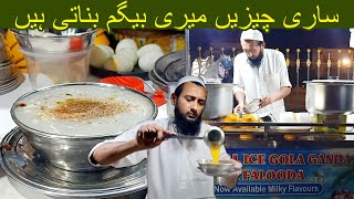 Sari Chizen Meri Begum Banati Hen I Yakhni Soup amp Gola Ganda Karachi Street Food I Food Cycle Pk [upl. by Nylaras900]