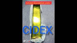 Activated Glutaraldehyde solution CIDEXClinicallife [upl. by Nelon]