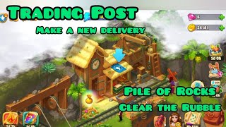 Island Hoppers Lvl 24 Farm Area  Unlocking Trading PostMake a new deliveryGameplay walkthrough [upl. by Arleen]