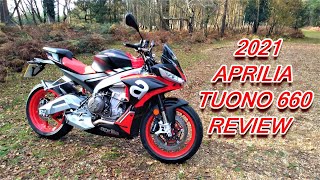 ★ 2021 APRILIA TUONO 660 REVIEW ★ [upl. by Madora]