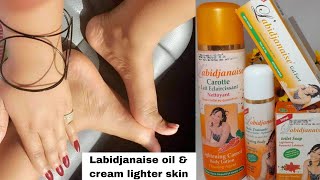 Bleaching Labidjanaise lightening carrot body cream amp Oil body treat get Softer skin [upl. by Otecina]