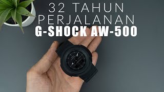 Sibulat yang fenomenal  CASIO GSHOCK AW500BB1E  review amp unboxing [upl. by Nnaasil769]