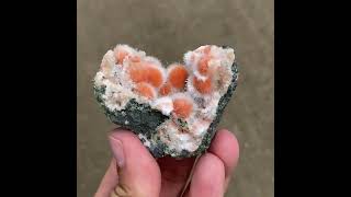 Latest Specimen from the New Find of Deep Orange Thomsonite  Gargoti Museum  Nashik [upl. by Pooh]