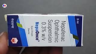 Nepaonce Eye Drops  Nepafenac Ophthalmic Suspension  Nepaonce Eye Drop Uses Benefits Dosage Review [upl. by Adnema]