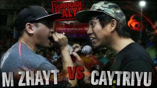 SUNUGAN KALYE  M Zhayt vs Caytriyu [upl. by Kilmarx]