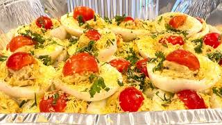 DEVILED EGGS Indian style  Healthy Protein Rich Recipe  Quick amp Easy Recipes  egg  recipe [upl. by Ardell]