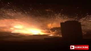 Tianjin Chemical Explosion Slow Motion Shock Wave [upl. by Divadnahtanoj]