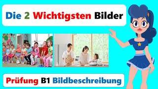 Learn German  The 2 most important pictures exam B1 picture description Telc DTZ ÖSD [upl. by Lieberman]