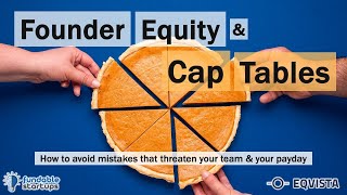 Founder Equity amp Cap Table Best Practices  Fundable Startups [upl. by Gish247]