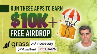 How to Farm FREE Airdrops with Browser Extensions amp Apps  Grass Nodepay Gradient Network DAWN [upl. by Ilrak]