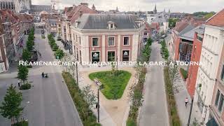 Une rue redevenue Royale  Réaménagement du quartier de la gare à Tournai [upl. by Sikleb727]