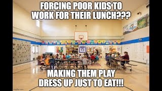 Uintah elementary school update forcing poor kids to work for their school lunch [upl. by Ahseinar463]